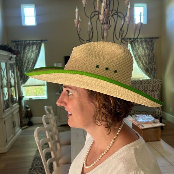 Woman’s  Straw Cowboy  Hat - Picture 9 of 9